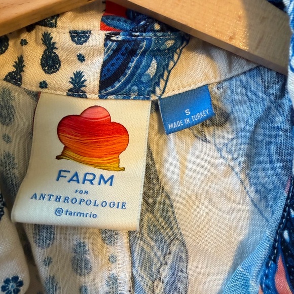 FarmRio Women's Multicolor Patterned Top - Picture 3 of 4